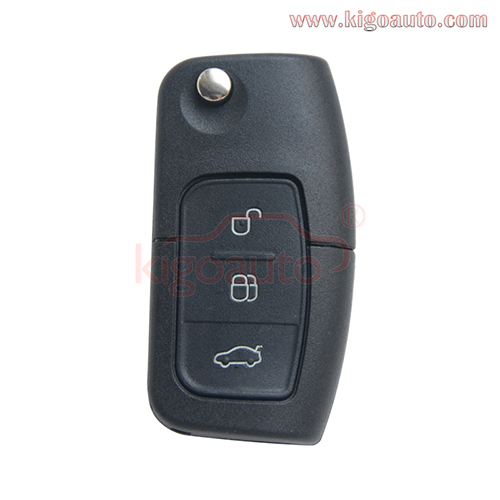 Flip remote key 3 button 434Mhz FO21 blade for Ford Mondeo Focus Fiesta C Max