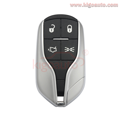 FCC M3N7393490 Smart key 4 button 433mhz  ID46 chip for Maserati Quattroporte Ghibli 2012 - 2015