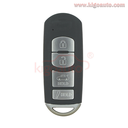 FCC KR55WK49383 smart key 4 button 315mhz for Mazda 6 2013(VDO SYSTEM)P/N GSYL-67-5RY