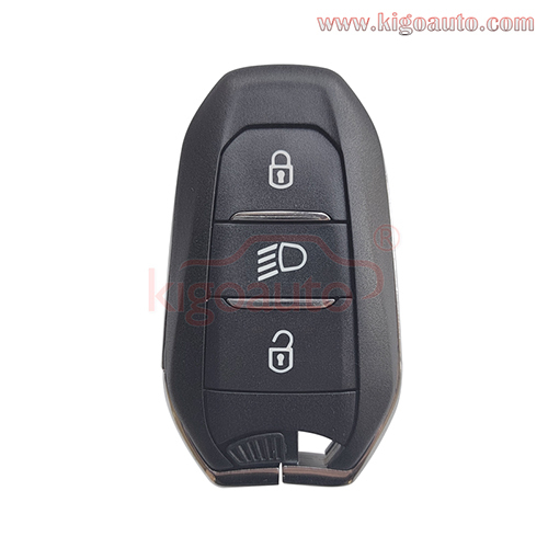 Smart key case 3 button for Peugeot 308 508 3008 5008 Citroen C4 Cactus Picasso