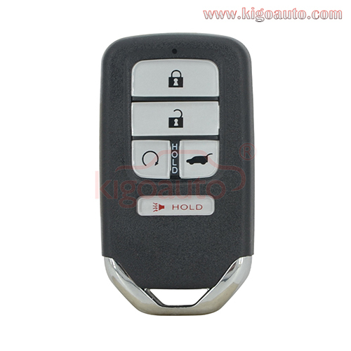 FCC KR5V2X Smart key case shell 5 button for Honda Civic CRV Pilot 2016 2017 2018 PN 72147-TLA-A01