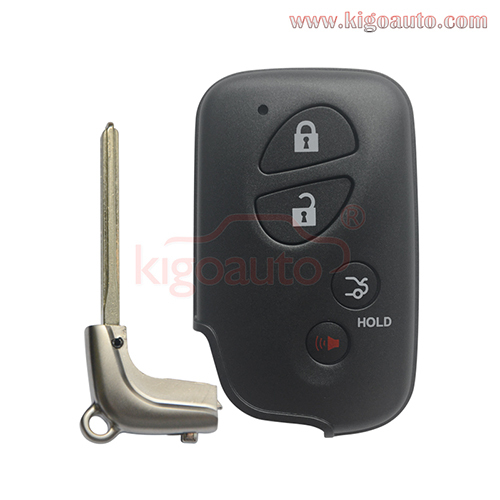 FCC HYQ14AAB Smart Key 4 Button 315mhz 4D+DST80 chip for 2009-2012 Lexus ES350 PN 89904-50380 (E Board 271451-3370)