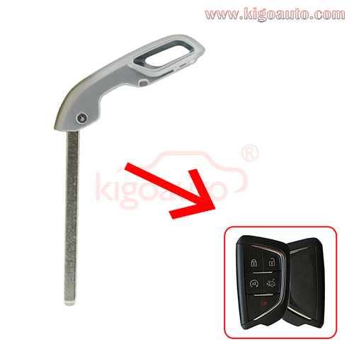 Smart emergency insert key blade for 2020 Cadillac CT5 CT4 smart remote PN 13536119