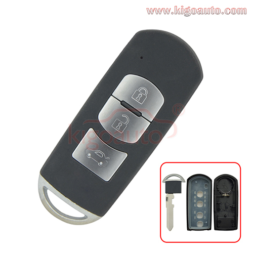 Smart key case 3 button for Mazda CX-5 CX-7 2010 2011 2012