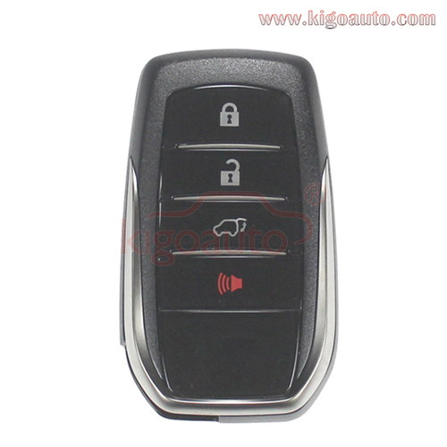 FCC B2Z2K2A Smart key 433MHZ 4 button for Toyota Land Cruiser 2020-2021 P/N 89904-60Y40(board 0010)
