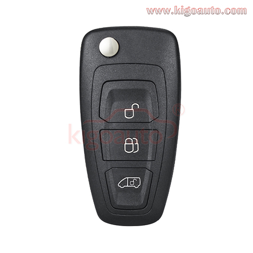 P/N BK2T-15K601-AC FCC A2C53435329 Flip Remote Key 3 button 433Mhz FSK ID83 chip for Ford Transit Custom Connect 2012-2019