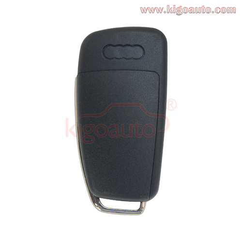 PN 4F0 837 220 AF 433mhz keyless go flip remote key 3 button 4F0837220AJ 315Mhz ID8E chip for Audi A6 Q7