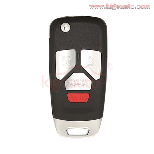 Xhorse XNAU02EN Wireless Universal Remote For Audi Style 4 Button for Xhorse VVDI Key Tool