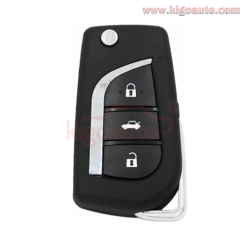 Xhorse XNTO00EN Wireless Universal Remote For Toyota Style 3 Button for Xhorse VVDI Key Tool