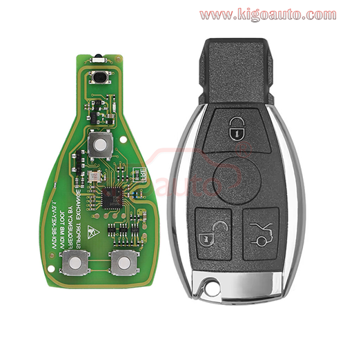 Xhorse XNBZ01 Universal Smart key Remote 3 Button for Mercedes Benz Xhorse VVDI BE Key