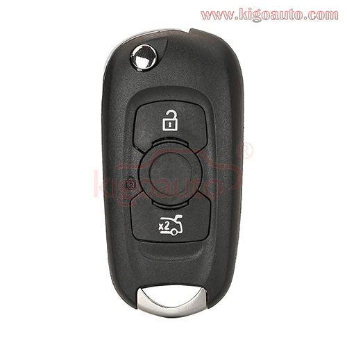 Flip remote key 3 button 433mhz 4A chip for Buick Verano 2019-2022