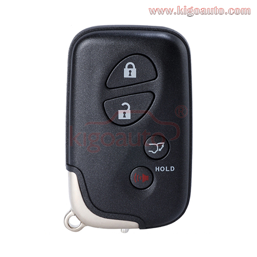 FCC HYQ14ACX Smart Key 4 Button 314.3mhz  for Lexus RX350 RX450h CT200h  PN 89904-48191 (GNE Board 271451-5290)