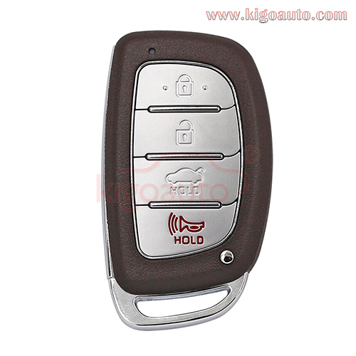 PN 95440-F2000 / FCC CQOFD00120 Keyless-Go smart key 4 button 434MHz FSK 8A CHIP for 2016-2018 Hyundai Elantra  HYN14