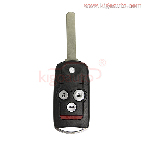 FCC MLBHLIK-1T  flip remote key 4 button 314MHZ  for Acura TL TSX ZDX 2010-2013 PN 72147-TK4-A0