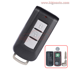 FCC G8D-644M-KEY-E keyless go smart key 2 button 433mhz ID46 chip for Mitsubishi ASX Lancer Outlander 2010-2015