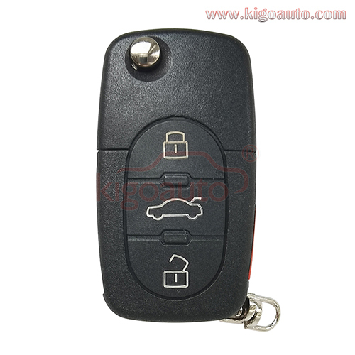 P/N 1J0959753F / FCC NBG8137T Remote key 3 button with panic HU66 315Mhz ID48 chip for VW Passat Jetta Beetle Golf 1998-2001