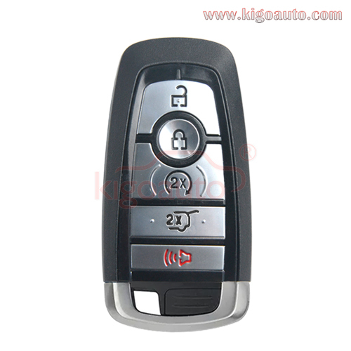 FCC M3N-A2C931426 smart key shell case 5 button for 2018-2022 Ford Explorer Edge Escape Expedition Lincoln Aviator PN 164-R8198 164-R8278
