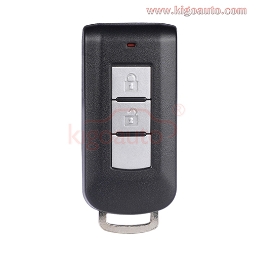 FCC G8D-644M-KEY-E keyless go smart key 2 button 433mhz ID46-PCF7952 chip for Mitsubishi ASX Lancer Outlander 2010-2015
