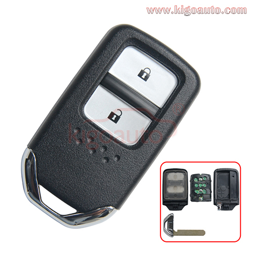 72147-T5A-G01 Smart key 2 button 434Mhz for Honda XRV Fit Vezel