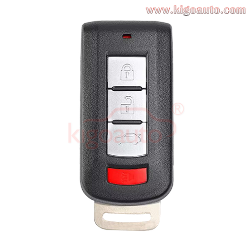 FCC GHR-M003 GHR-M004 keyless go smart key 4 button 315mhz / 434mhz HiTag3 ID47 Chip for 2015-2021 Mitsubishi Outlander Pajero Sport L200 Montero