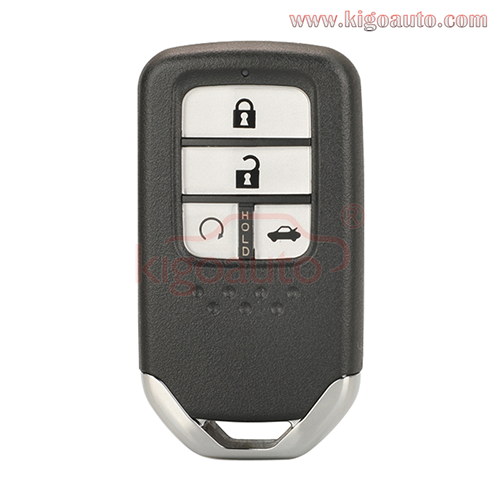 FCC CWTWB1G0090 Smart Key 4 Button 4A chip 433MHz for 2019-2020 Honda Inspire Envix Accord Crider City