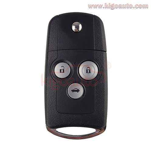 Flip Remote Key 3 Button 434mhz 313.8mhz For Honda Accord 2009-2015