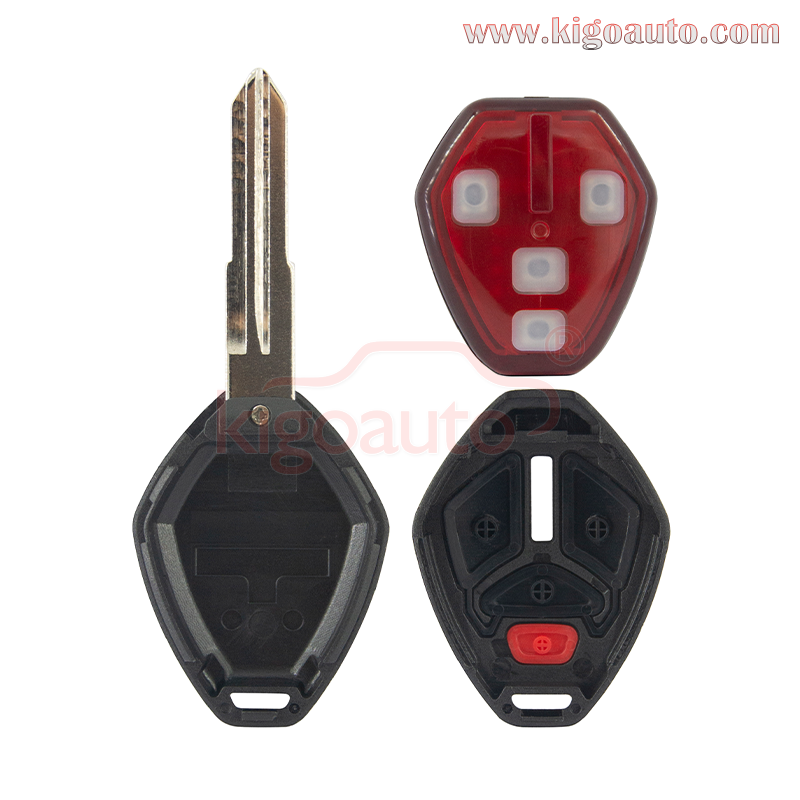 (shoulder blade)FCC OUCG8D-625M-A Remote key 4 button MIT8L blade 315Mhz ID46 chip for  Mitsubishi