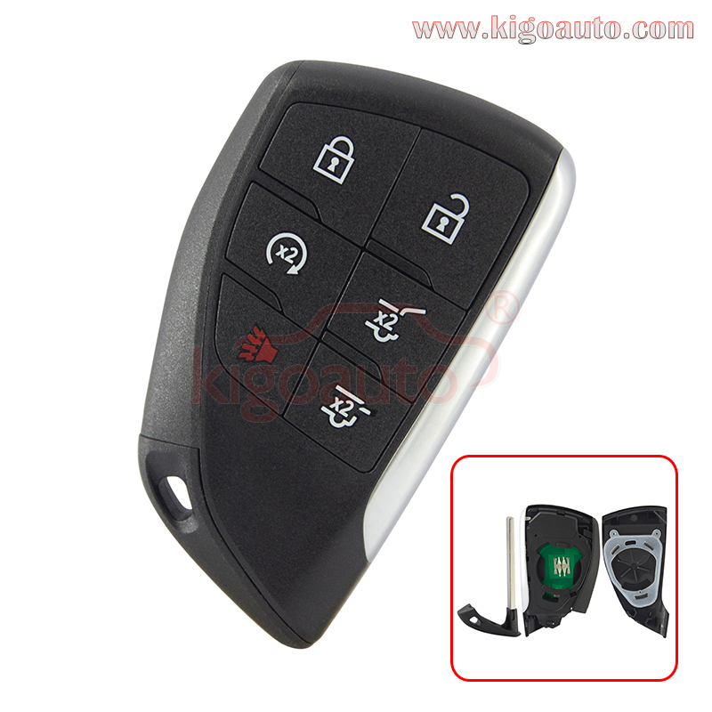 FCC YG0G21TB2 Smart Key 6 button 434MHZ ID49 Chip for 2021 GMC Yukon Chevrolet Tahoe Suburban PN 13537962