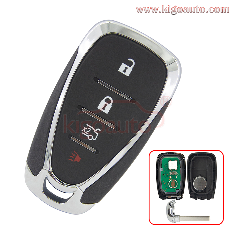 FCC HYQ4AA 315mhz Smart key HYQ4EA 433mhz ID46 chip 4 button for 2017 Chevrolet Camaro Malibu