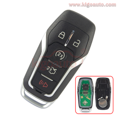 FCC M3N-A2C31243300 smart key 5 button 902mhz / 868mhz ID49 chip NCF2951F for 2013-2017 Ford Fusion Explorer Edge P/N 164-R7989