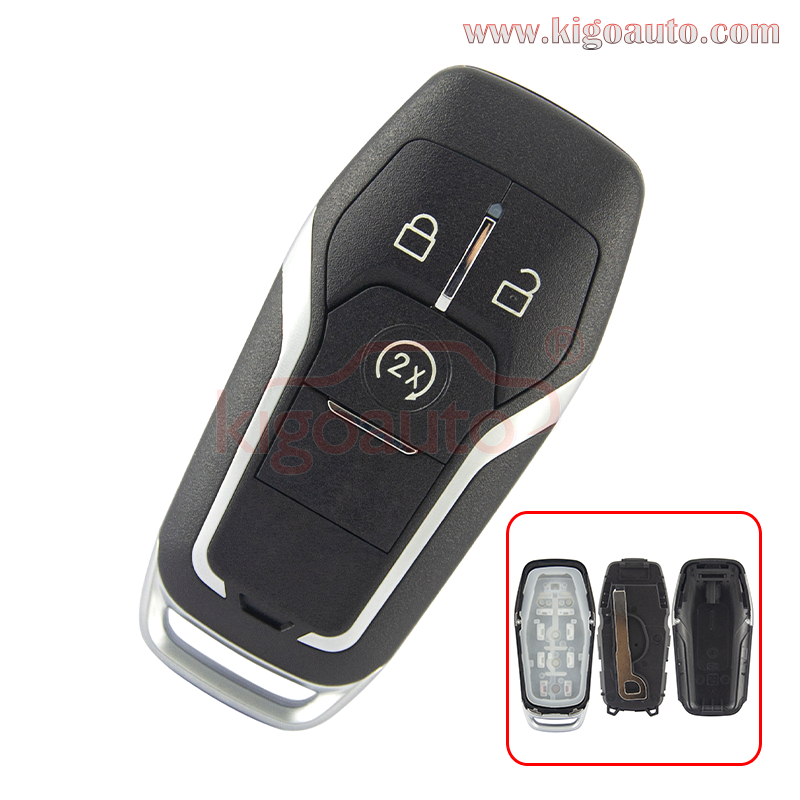 M3N-A2C31243300 smart key case 3 button for 2015 2016 2017 Ford  F-150