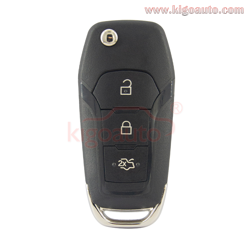 Flip remote key 3 button 434mhz ID49 chip for Ford Mondeo 2015+