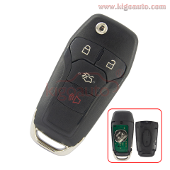 FCC N5F-A08TAA Flip Remote key 4 button 315Mhz Hitag Pro-ID49 chip for FORD FUSION PN 164-R7986