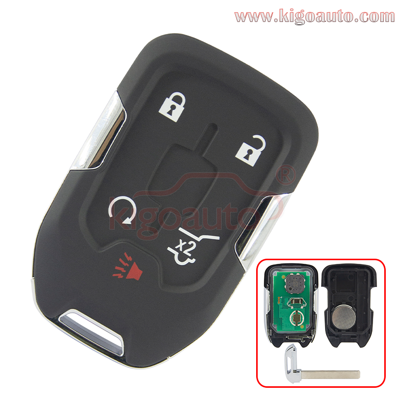 FCC HYQ1AA 315mhz Smart key HYQ1EA 433mhz ID46 chip 5 button for GMC Acadia Terrain 2018 2019 PN: 13584502 13508275
