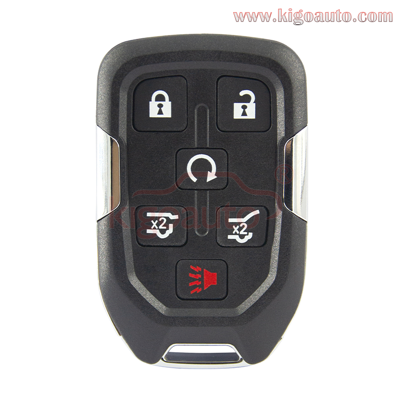 FCC HYQ1AA Smart key case 6 button for Chevrolet Suburban Tahoe GMC Yukon XL PN 13580802