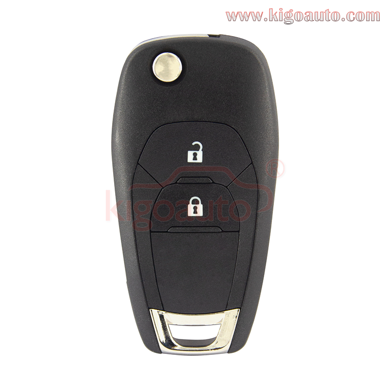 Flip remote key 2 button 433Mhz  4A chip for Chevrolet Trax Spark Sonic 2019-2022