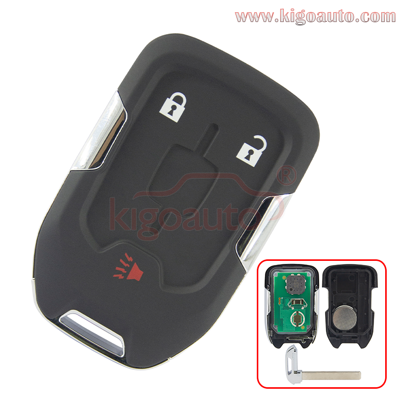 FCC HYQ1AA 315mhz Smart key HYQ1EA 433mhz ID46 chip 3 button for GMC Terrain 2018 2019 PN: 13591388