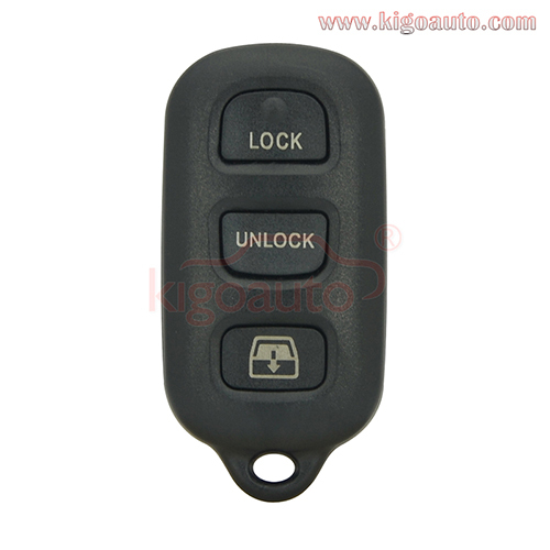 PN 89742-35021 Remote fob 314Mhz 3button with panic for Toyota 4Runner Sequoia 2001-2007 FCC HYQ12BBX HYQ12BAN HYQ1512Y