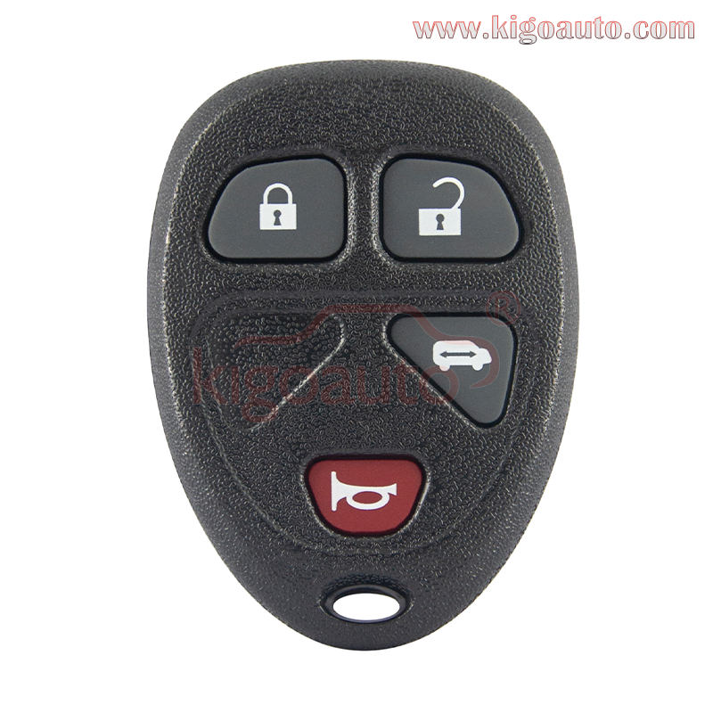 FCC KOBGT04A Remote fob case 4 button for GM Saturn Relay Pontiac Montana Chevrolet Uplander