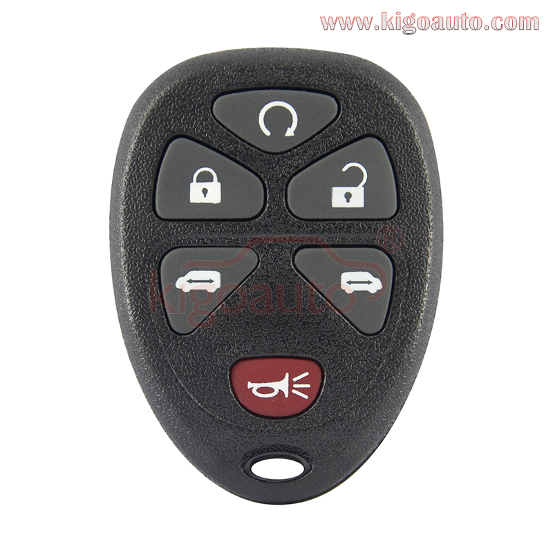 (No battery holder) PN 15114376 Remote fob case 6 button for Chevrolet Uplander Pontiac Montana FCC KOBGT04A