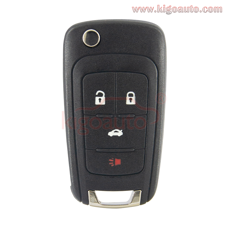 Flip key shell 4 button for Chevrolet Camaro Cruze Equinox  Sonic 2012-2016
