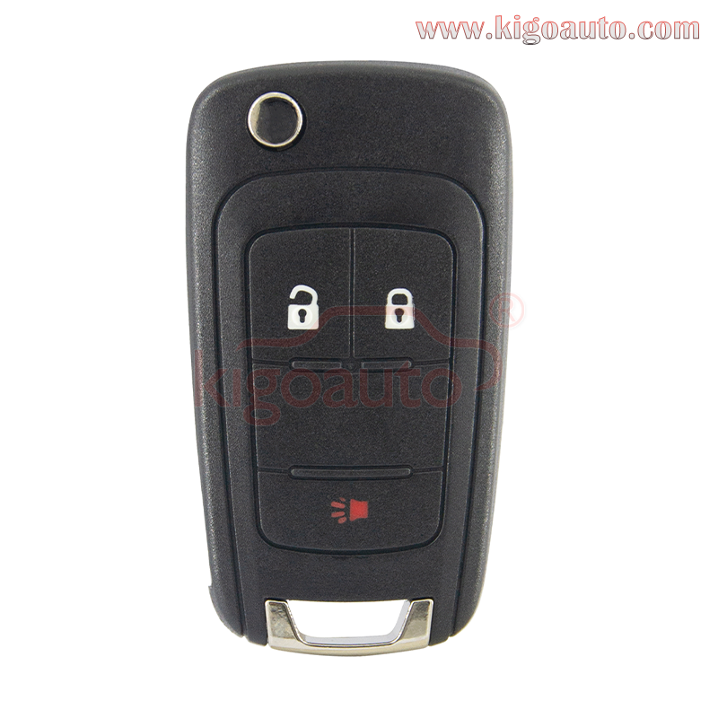 20873621 Flip key shell 2 button with panic for Chevrolet Equinox Sonic
