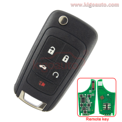 P/N 23335584 Car Remote Key and Keyless Smart key 4 button with panic 434 Mhz for Chevrolet Equinox Camaro V2T01060512