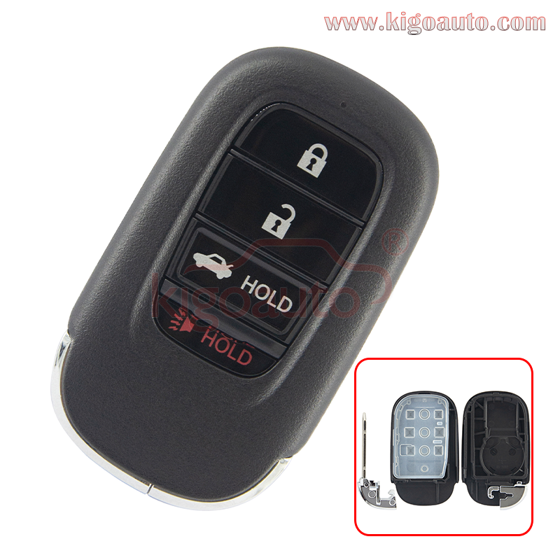 PN 72147-T20-A01 Smart key case 4 button for 2022 Honda Accord FCC KR5TP-4