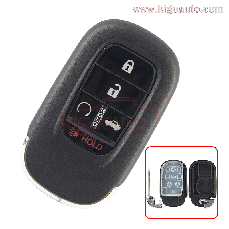 FCC KR5TP-4 Smart Key Shell 5 Button For 2022 Honda Accord PN: 72147-T20-A11