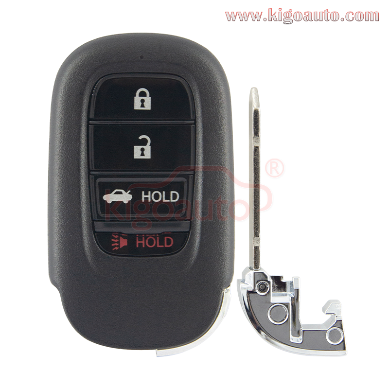 FCC KR5TP-4 Smart Key 4 Button 434 MHz 4A chip For 2022 Honda Civic PN: 72147-T20-A01 