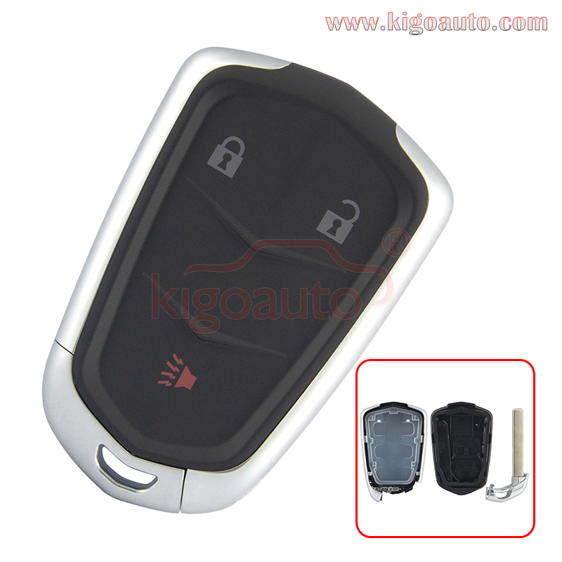 FCC HYQ2EB Smart key case 3 button for Cadillac CTS 2014 2015