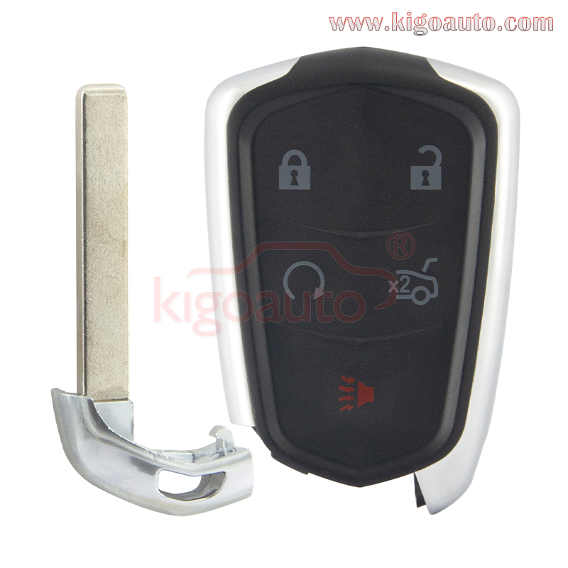 FCC HYQ2AB Remote smart key fob case 5 button for Cadillac CTS SRX ATS DTS STS XTS 2014 2015