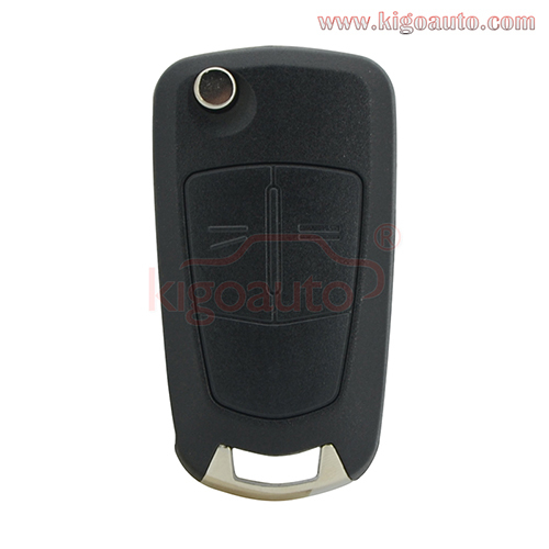 Valeo 736 743-A flip key 2 button HU100 433Mhz PCF7941chip ASK HITAG2 for Opel astra zafira 2004 2005 2006 2007 2008 2009