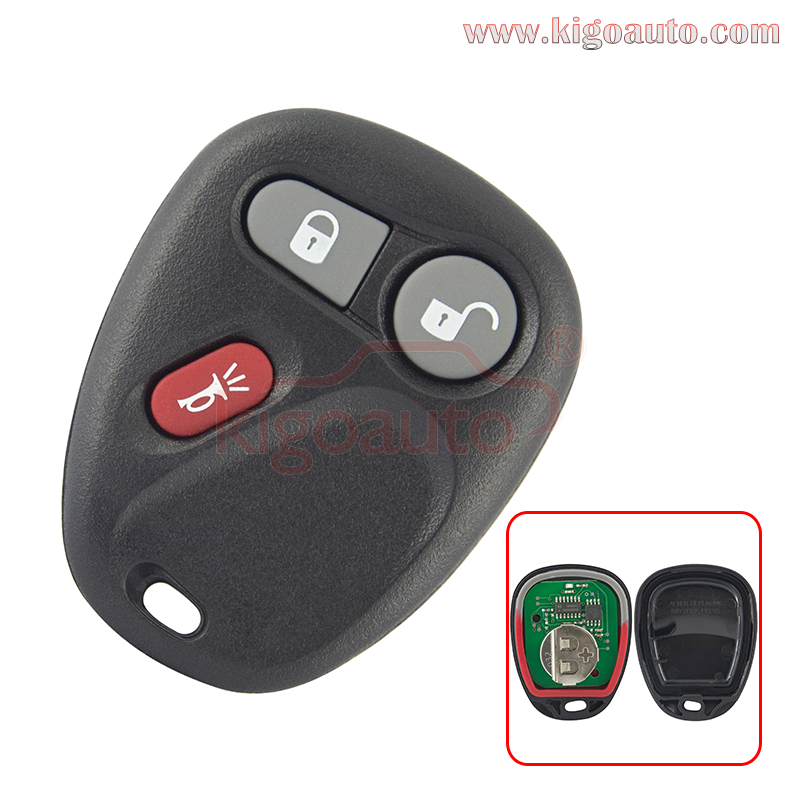 FCC KOBUT1BT KOBLEAR1XT remote fob 3 button 315Mhz ASK for GM Chevrolet GMC 1998-2002